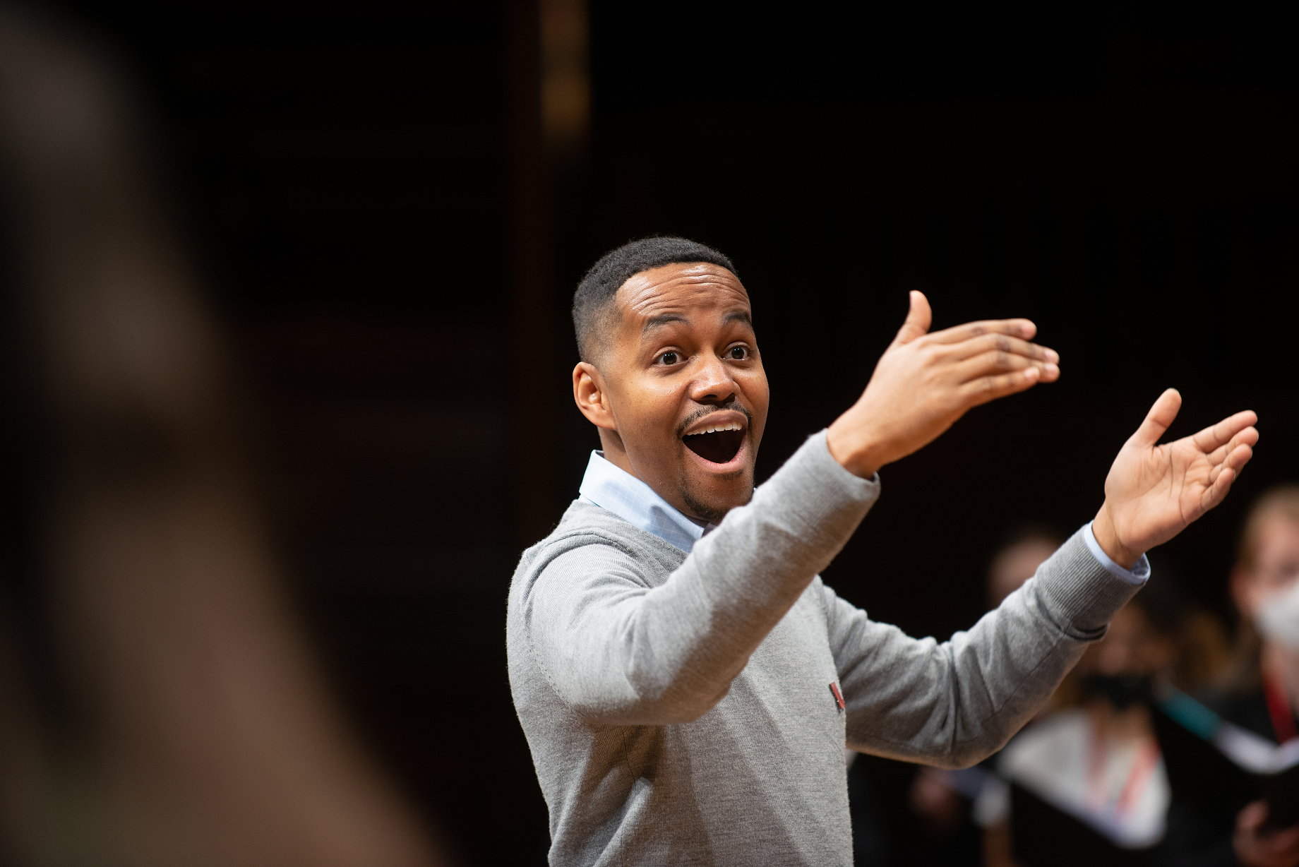 Garrett conducting